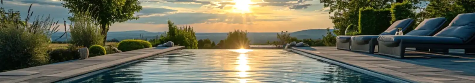 Summer afternoon by the pool